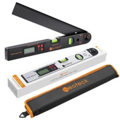 Neoteck 0-225° LCD Digital Protractor Spirit Level Angle Finder Gauge Meter 400mm Electronic Measurement Tool